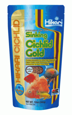 Hikari Cichlid Gold Sinking Medium Pellets 342g|