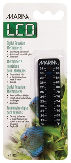 Marina LCD Aquarium Thermometer 19 to 31?? C|