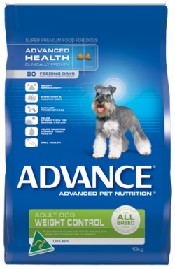 Advance Weight Control All Breed, Chicken 13kg|
