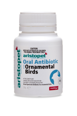 Aristopet Oral Antibiotic for Ornamental Birds (w/Tetracycline) 50g|