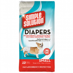 Simple Solution Disposable Diapers Small 12/Pack|