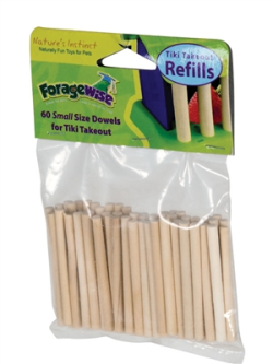 Foragewise Tiki Takeout Replacement Dowels Small|