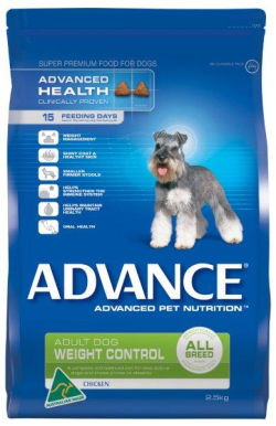 Advance Weight Control All Breed, Chicken 2.5kg|