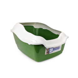 Allpet Poo Wee Cat Litter Tray with High Sides and Rim|