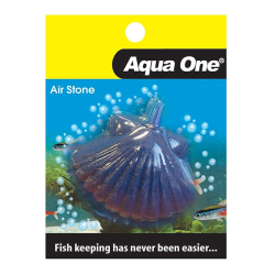 Aqua One Air Stone Shaped Shell Fish 5.5cm x 5.5cm Medium|