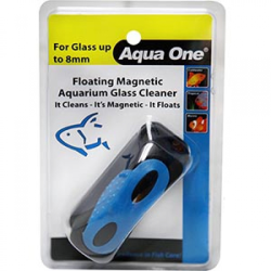 Aqua One Floating Magnet Cleaner Medium for up to 8mm Glass|