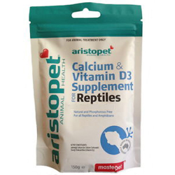 Aristopet Calcium & Vitamin D3 Supplement for Reptiles 150g|