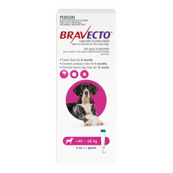 Bravecto Spot On for Very Large Dogs 40 - 56kg (Pink)|