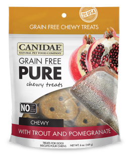 Canidae Grain Free Pure Chewy Treats with Turkey & Apple 169g|