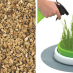 Catit Senses 2.0 Grass Garden Startup & Refill Pack|Dat 1-3: Put the planter in a warm environment to speed up the growing process. Day 4-6:Keep the grass moist with a spray bottle.