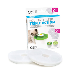 Catit Fountain Filter Triple Action 2 pack|
