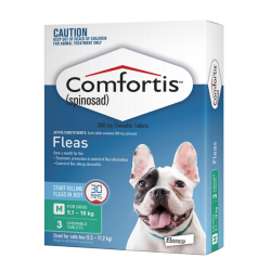 Comfortis Dogs 9.1kg-18kg & Cats 5.5kg-11.2kg|