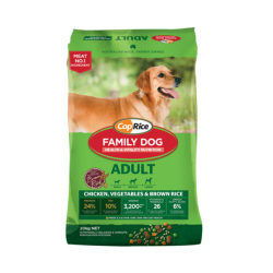 CopRice Family Dog Food with Chicken, Vegetables & Brown Rice 20kg|