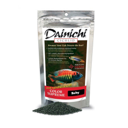 Dainichi Cichlid Colour Supreme Sinking Pellets Baby 1mm 250g|