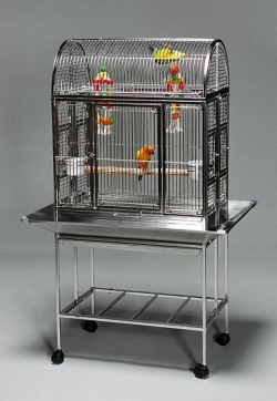 Featherland Stainless Steel Parrot Cage Small 18-27|