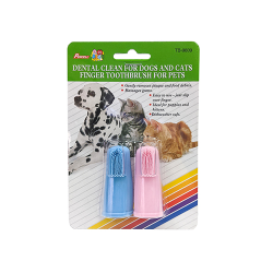 Percell Finger Toothbrush for Dogs & Cats 2pk|
