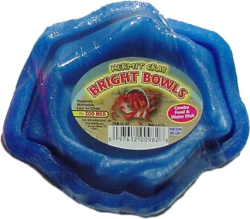 Zoo Med Hermit Crab Bright Bowls Neon Blue|