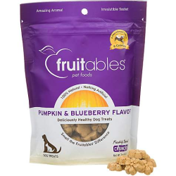 Fruitables Pumpkin & Blueberry Crunchy Dog Treats 198g|