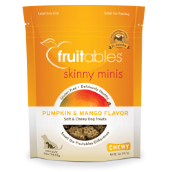 Fruitables Skinny Minis Pumpkin & Mango Soft Small Dog Treats 141.7g|