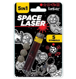 Furkidz Space Laser 5-in-1 Light Show Toy|