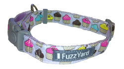Fuzzyard Fresh Cupcakes Dog Collar Medium 32-50cm|