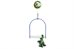 Green Parrot Toy ACRYLIC SWING SMALL|