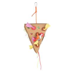 Green Parrot Bird Toy PIZZA SUPREME LARGE|