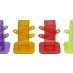 Green Parrot Toy PULL & DROP|