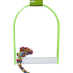 Green Parrot Toy ACRYLIC SWING LARGE|Bird Toy, Parrot Toy