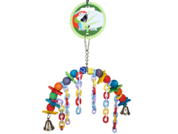 Green Parrot Toy COATHANGER|Bird Toy, Parrot Toy