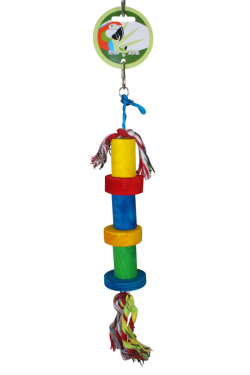 Green Parrot Toy SIDEWINDER|Bird Toy, Parrot Toy