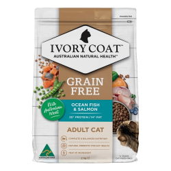 Ivory Coat Adult CAT Grain Free Ocean Fish and Salmon 2kg|