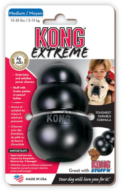 Kong Extreme Black Large|Kong Extreme Black Large