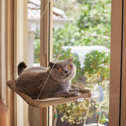 Kazoo The Lookout Deluxe Window Mounted Cat Bed|