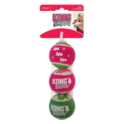 KONG Holiday Air Dog SqueakAir Balls Medium 3 Pack|