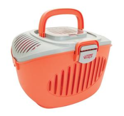 Living World Paws 2 Go Small Pet Carrier Salmon|
