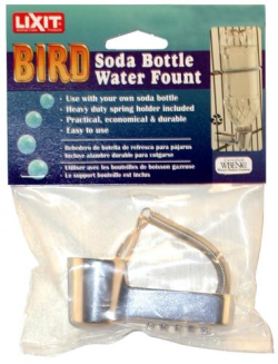 Lixit Bird Soda Bottle Water Fount|