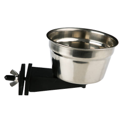 Lixit Stainless Steel Cage Crock Bowl 295mL|