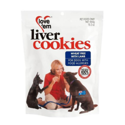 Love Em Liver Cookies Wheat Free With Lamb 430g|