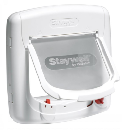 Petsafe Staywell Deluxe Magnetic Cat Flap White|