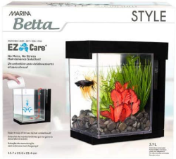 Marina EZ Care Style Betta Kit 3.7 Litres Black|