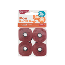 Masterpet Yours Droolly Poo Refill Bags 4 Pack|