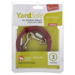 Masterpet Yours Droolly Tie Out Cable 3 Metres|