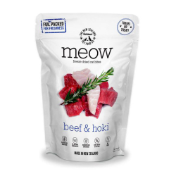Meow Freeze Dried Beef & Hoki 50g|