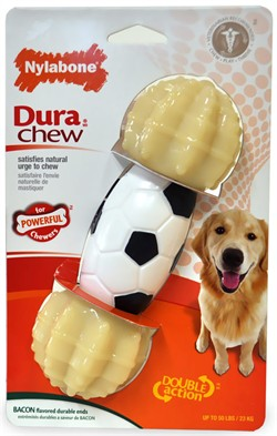 Nylabone DuraChew Double Action Sports Chew Soccer|