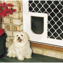 Petway Security Pet Door - Stone Beige, Small|