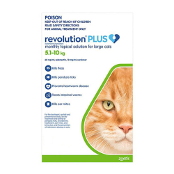 Revolution Plus Large Cat GREEN 5.1-10kg 3 Pack|