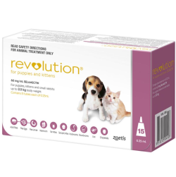 Revolution Puppies & Kittens 0-2.5kg 15 Pack|