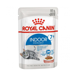 Royal Canin Indoor +7 in Gravy Pouch 85g|