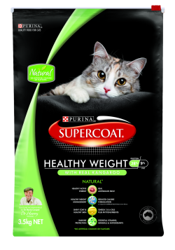 Supercoat Adult Cat Healthy Weight Kangaroo 3.5kg|